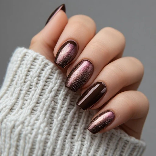 Dark Purple nails