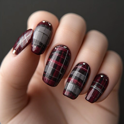 Plaid Manicure