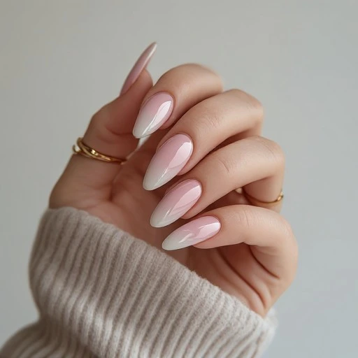 White Ombre Tips