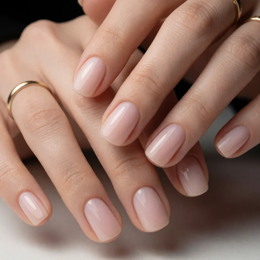 Soap nails with elegant gold jewelry